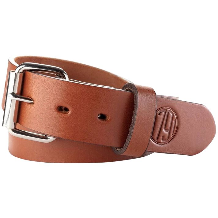 1791 Gunleather BLT014044CBRA 01Gun Belt Classic Brown Leather 40/44 1.50" Wide Buckle Closure