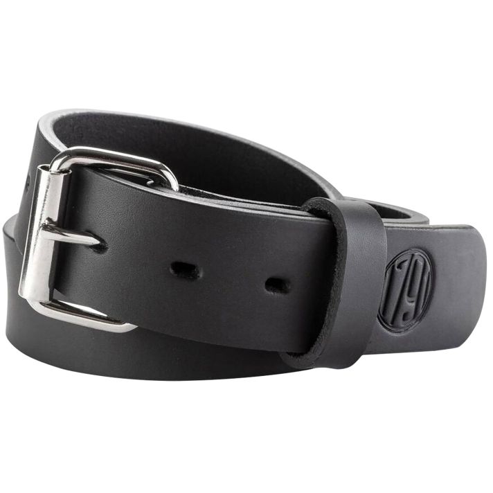 1791 Gunleather BLT014650SBLA 01Gun Belt Stealth Black Leather 46/50 1.50" Wide Buckle Closure