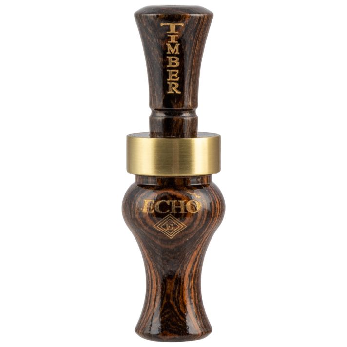 Echo Calls 78015 TimberSingle Reed Mallard Hen Sounds Attracts Ducks Brown Bocote Timber
