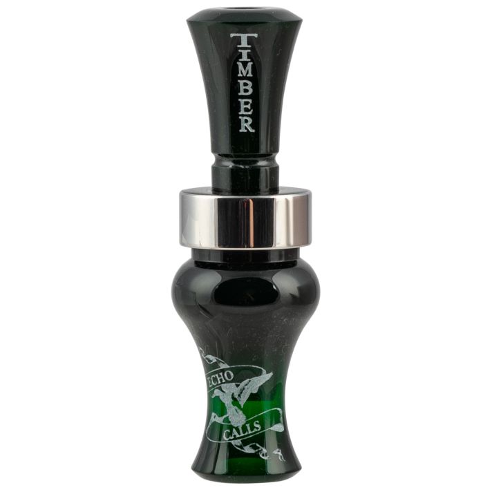 Echo Calls 77766 TimberSingle Reed Mallard Hen Sounds Attracts Ducks Dark Green Acrylic