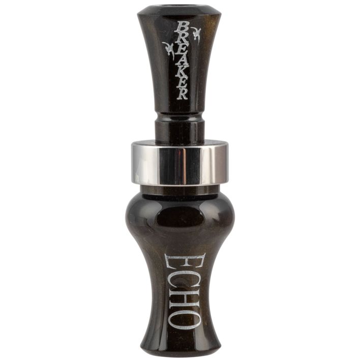 Echo Calls 78909 BreakerSingle Reed Mallard Hen Sounds Attracts Ducks Black Gold Pearl Acrylic