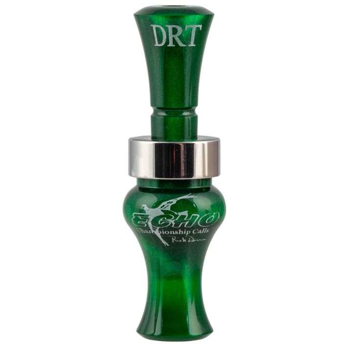 Echo Calls 79021 TimberDouble Reed Mallard Hen Sounds Attracts Ducks Green Pearl Acrylic