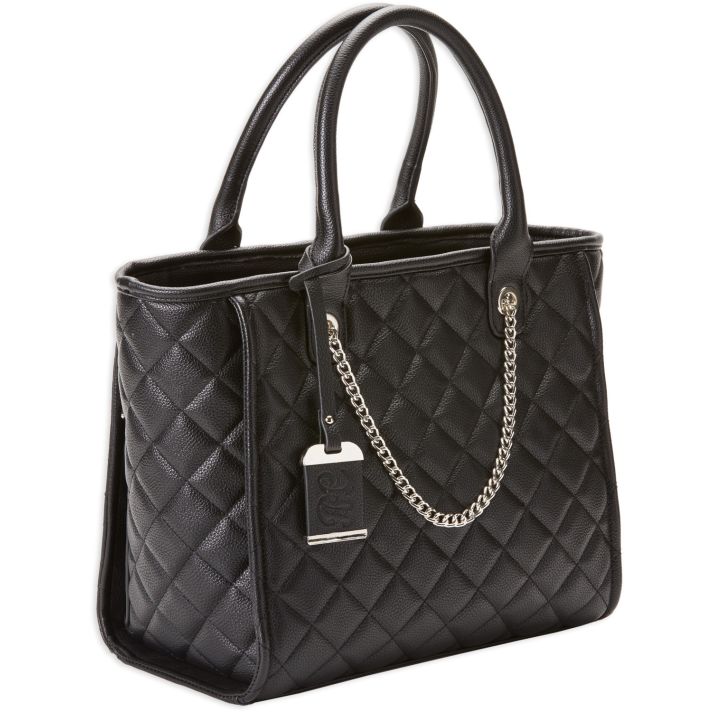 Bulldog BDP058 Tote Purse w/Holster Black Nylon Most Sm Pistols & Revolvers Ambidextrous Hand
