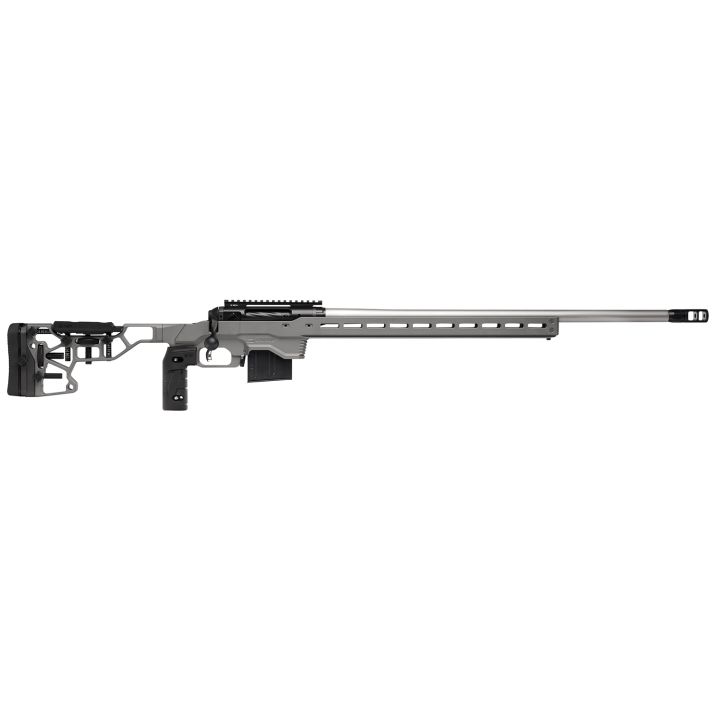 Savage Arms 57557 110 Elite Precision 6.5 Creedmoor 10+1 26" Matte Stainless, Matte Black Rec, Gray Cerakote Adjustable MDT ACC Aluminum Chassis Stock