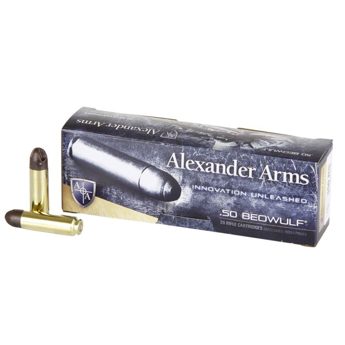 Alexander Arms AB200ARXBX PolyCase Inceptor ARX50Beowulf 200gr Inceptor ARX 20 Per Box/10 Case