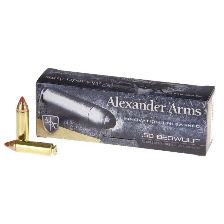 Alexander Arms AB300FTXBOX FTX50Beowulf 300gr Hornady FTX 20 Per Box/10 Case