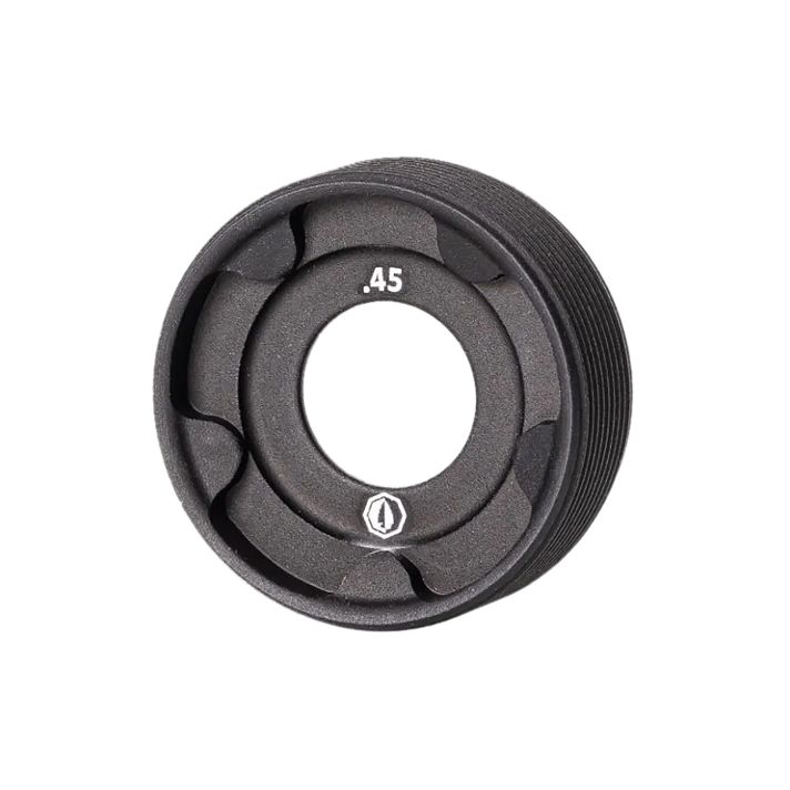 RUGGED SUPPRESSOR FC004 Front Cap45 ACP Black