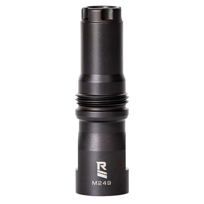 Rugged Suppressor MD001 M249 Muzzle Device Black with 9/16x24 LH Threads & Dual Taper Locking System for Surge762, Razor762 & Micro30 Suppressors