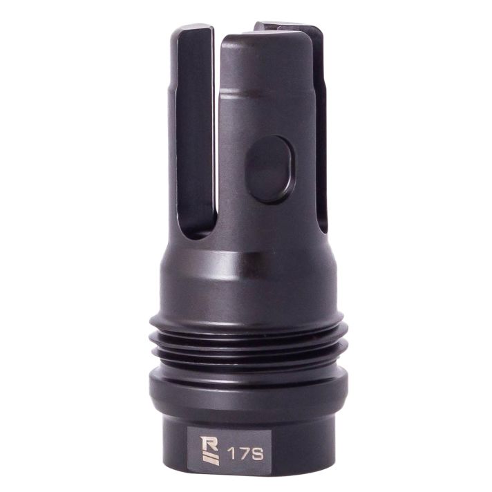 Rugged Suppressor FH004 R3L Flash Mitigation System Black with 5/8"-24 tpi Threads & 2.15" OAL for 7.62mm FN SCAR17