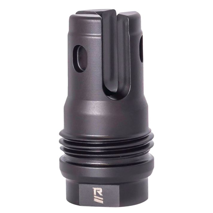 Rugged Suppressor FH014 R3 Flash Mitigation System Black with 9/16x24 LH Threads & 2.13" OAL for 7.62mm Radiant762, Surge762, Razor762 & Micro30 Suppressors