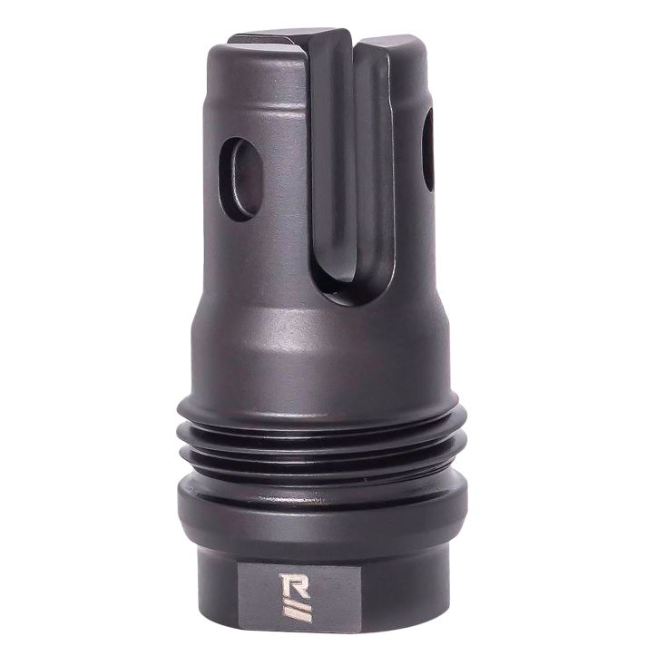 Rugged Suppressor FH015 R3 Flash Mitigation System Black with 3/4"-24 tpi Threads & 2.13" OAL for 7.62mm SR25