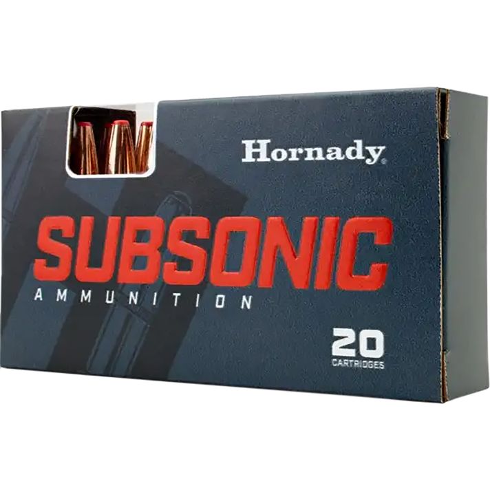 Hornady 82742 Subsonic Rifle 45-70Gov 410gr Sub X 20 Per Box/10 Case