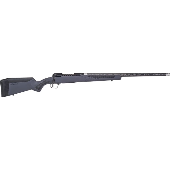 Savage Arms 57581 110 UltraLite 30-06 Springfield 4+1 22" Carbon Fiber Wrapped Barrel, Black Melonite Rec, Gray AccuStock with AccuFit