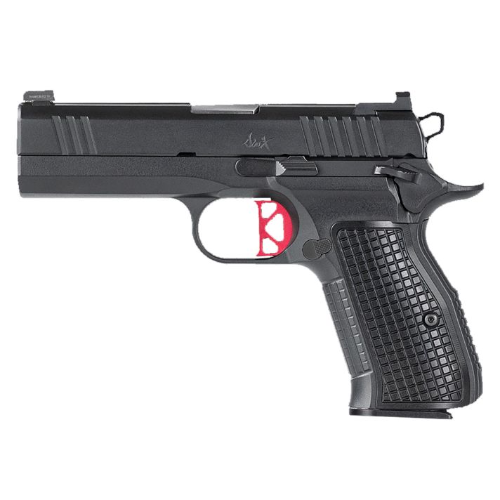 Dan Wesson 92102 DWX Compact Compact Frame 9mm Luger 15+1 4" Match Grade Barrel, Black Serrated Steel Slide, Steel Frame w/Beavertail, Aluminum Grip, Ambidextrous