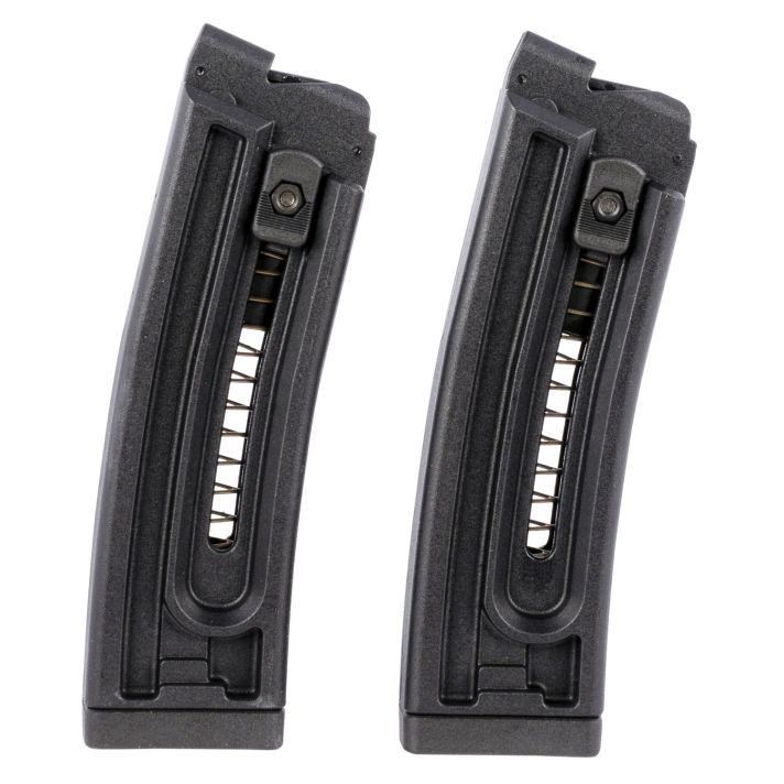 GSG GERMGSG16TP10 OEMBlack Detachable 10rd 22 LR for GSG 16 2 Per Pack