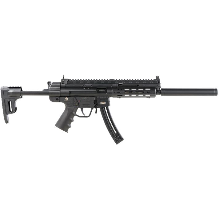 GSG GERGGSG1622ML GSG-16Full Size 22 LR 22+1 16.25" Black Black Polymer Receiver Black Collapsible w/Storage Compartment Stock Right Hand