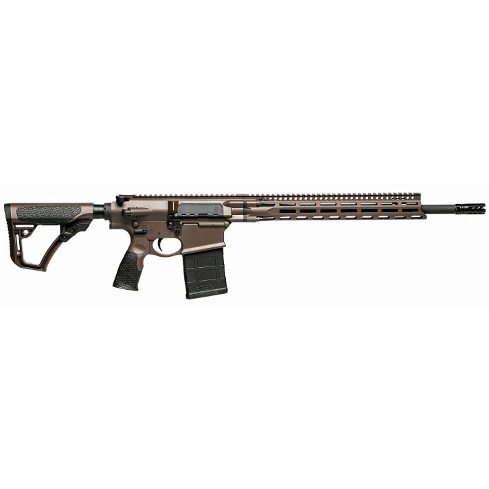Daniel Defense 0215820057047 DD5 V4 Gen II 6.5 Creedmoor 18" 20+1 Mil-Spec Brown Cerakote Black 6 Position w/SoftTouch Overmolding Stock MLOK