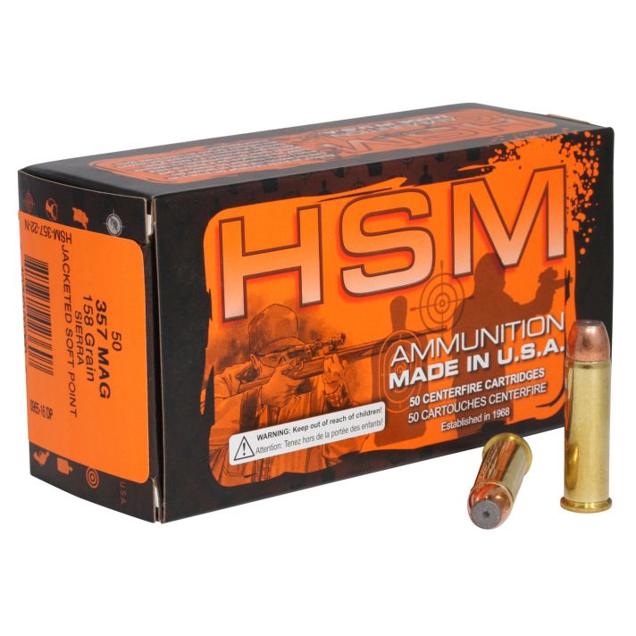 HSM 416N20 Pro Pistol41 Rem Mag 210 gr Jacketed Hollow Cavity 20 Per Box/ 20 Case