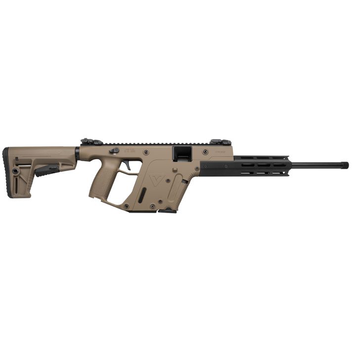 Kriss USA KV22CFD00 Vector 22 Gen II CRB Full Size 22 LR 10+1 16" Black Chrome Moly Barrel Flat Dark Earth Cerakote Aluminum Receiver Flat Dark Earth 6 Position Stock Right Hand