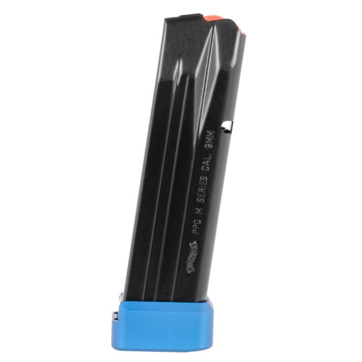 Walther Arms 2836335 PPQ15rd/17rd 9mm Luger Fits Walther PPQ M2/SF Pro Blued/Black Steel