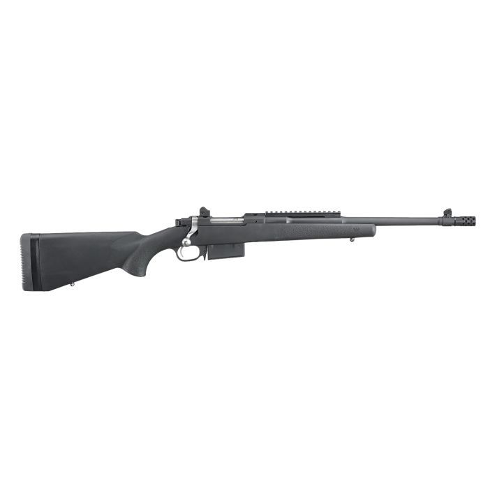 Ruger 6841 Scout350 Legend 5+1 16.50" Matte Black Threaded Barrel, Picatinny Rail Steel Receiver, Black Synthetic Adj LOP Stock