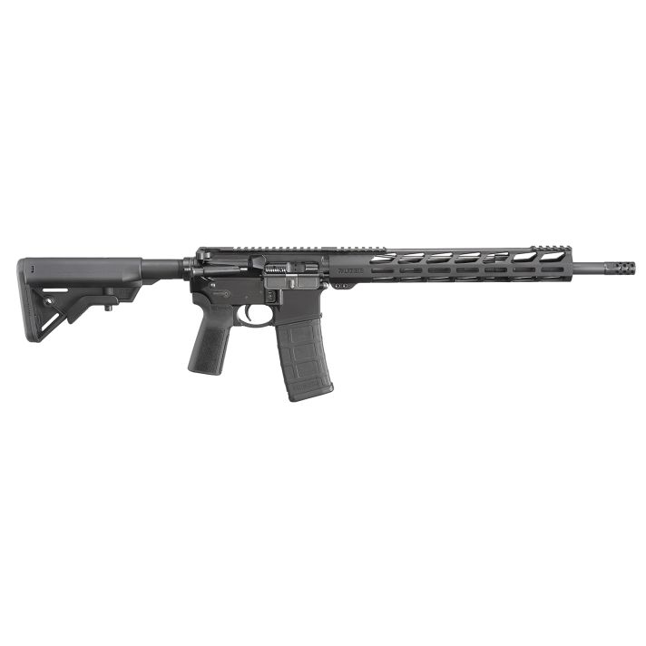 Ruger 8542 AR-5565.56x45mm NATO 16.10" 30+1 Black Hard Coat Anodized Adjustable B5 Bravo Stock Black B5 Grip