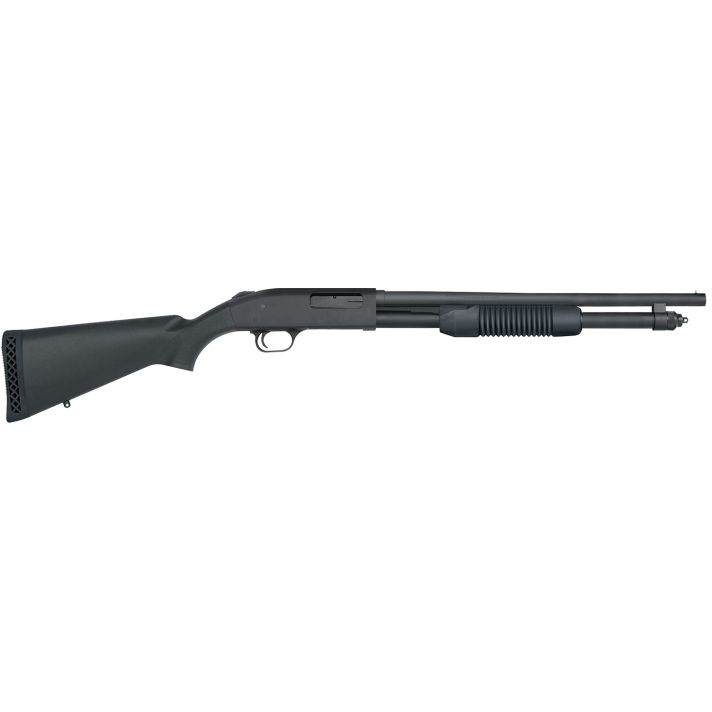 Mossberg 50698 590 Persuader 20 Gauge 6+1 3" 18.50" Cylinder Bore Barrel, Matte Blued Metal Finish, Drilled & Tapped Receiver, Synthetic Stock