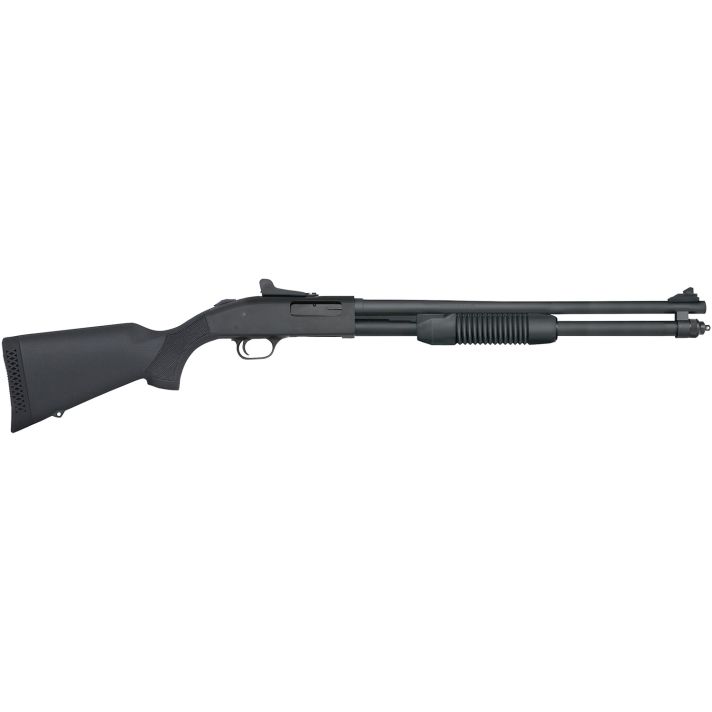 Mossberg 50699 590 Persuader 20 Gauge 8+1 3" 20" Cylinder Bore Barrel, Matte Blued Metal Finish, Drilled & Tapped Receiver, Ghost Ring Sight, Synthetic Stock