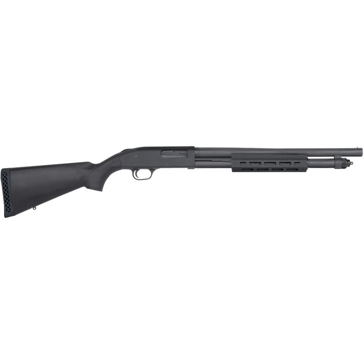 Mossberg 50766 590A1 Tactical 12 Gauge 3" 6+1 18.50" Cylinder Bore Barrel Black Parkerized Rec Black Synthetic Stock Right Hand Includes M-LOK Handguard