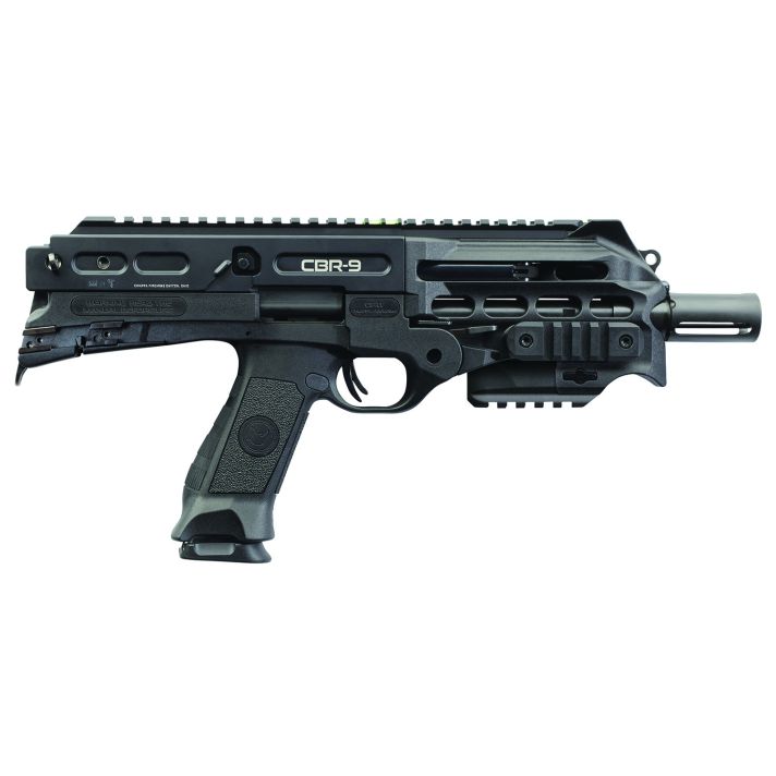 Chiappa Firearms 500217 CBR-9 Black Rhino 9mm Luger 9" 18+1, Black, No Brace