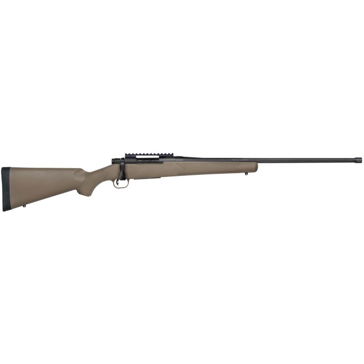 Mossberg 28090 Patriot6.5 PRC Caliber with 4+1 Capacity, 24" Threaded/Fluted Barrel, Matte Blued Metal Finish & Flat Dark Earth Synthetic Stock Right Hand (Full Size)