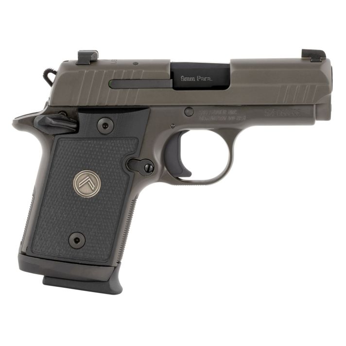 Sig Sauer 938M9LEGION P938 Micro-Compact Legion 9mm Luger 3" 10+1 Legion Gray Cerakote Elite Legion Gray Cerakote Stainless Steel Black G10 Grip X-Ray3 Night Sight