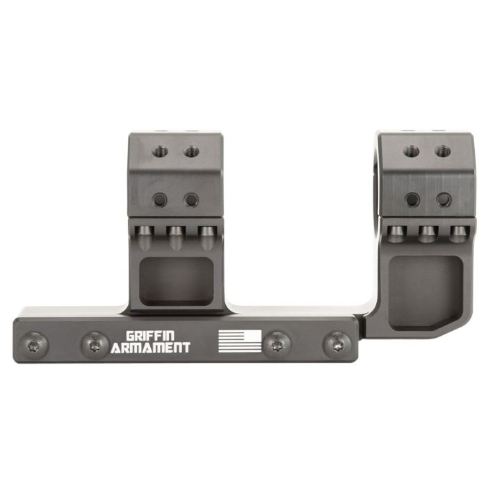 Griffin Armament SMC193H30MM SPRM Scope Mount/Ring Combo Black Anodized