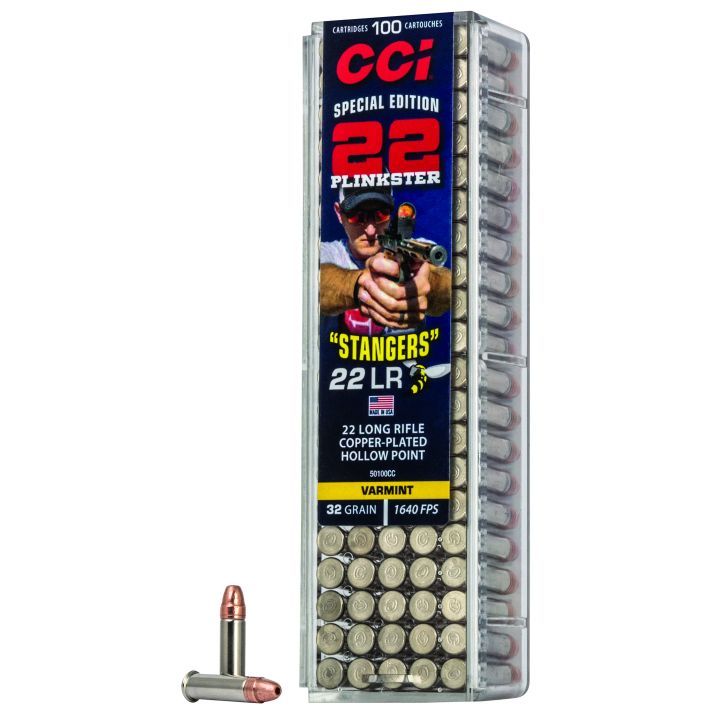 CCI 50100CC Stangers22LR 32gr Copper Plated Hollow Point 100 Per Box/50 Case