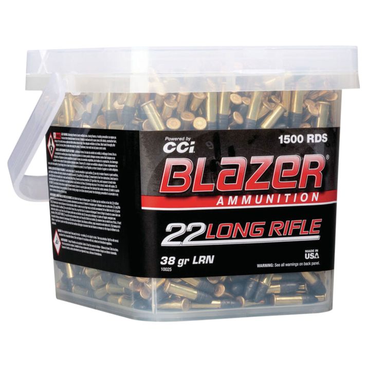 CCI 10025 Blazer Rimfire 22LR 38gr Lead Round Nose 1500/Box