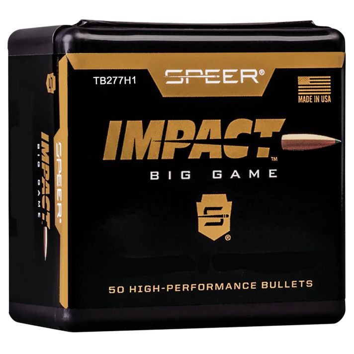 Speer TB277H1 Impact277Cal 150gr Tipped Plated 50 Per Box/5 Case