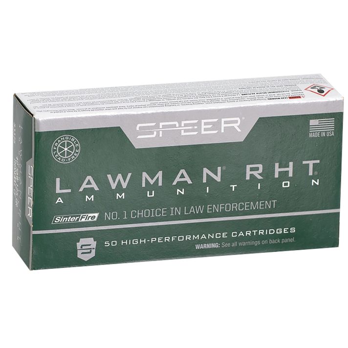 Speer 53375 Lawman Training RHT 40S&W 125gr SinterFire Frangible 50 Per Box/20 Case