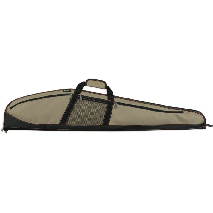 Bulldog BD221 Plus Rifle Case 48" Khaki with Black Trim Water-Resistant Nylon