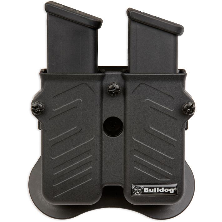 Bulldog MXM Max Multi-Fit Mag Holder OWB Black Polymer Paddle Ambidextrous Hand