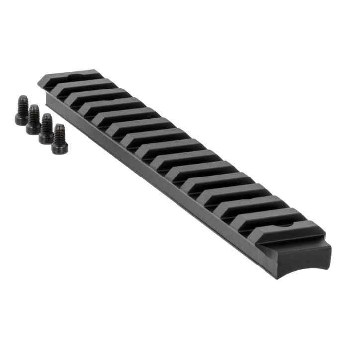 Ruger 90672 Picatinny RailBlack Anodized Aluminum Fits Ruger American Rifle Long Action