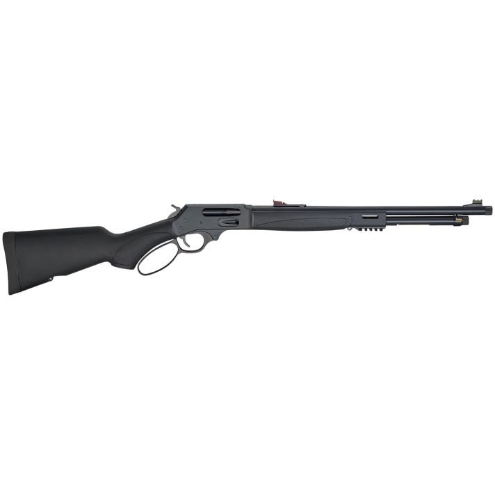 Henry H010X X ModelFull Size 45-70 Gov 4+1 19.80" Blued Steel Barrel, Blued Steel Receiver, Black Synthetic Stock Ambidextrous