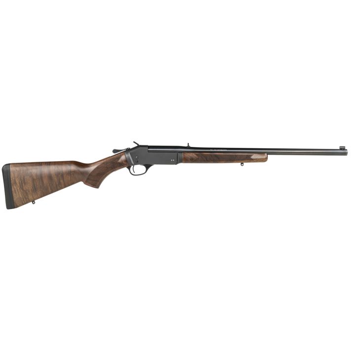 Henry H015450 Single Shot450 Bushmaster Caliber with 1rd Capacity, 22" Barrel, Overall Blued Metal Finish & American Walnut Stock, Right Hand (Full Size)