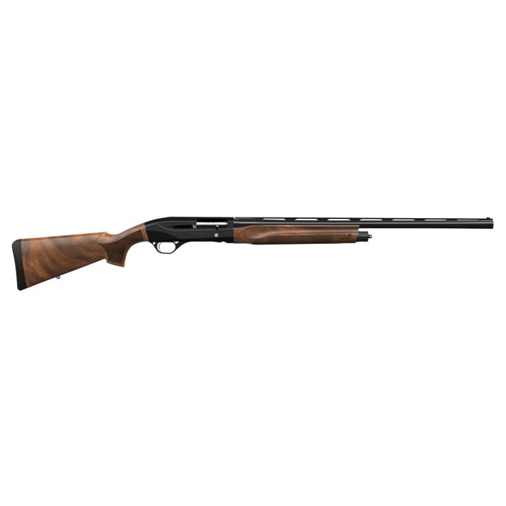 Retay USA GORPLBLK26 Gordion Upland Inertia Plus 12 Gauge with 26" Deep Bore Drilled Barrel, 3" Chamber, 4+1 Capacity, Polished Jet Black Metal Finish & Turkish Walnut Stock Right Hand (Full Size)