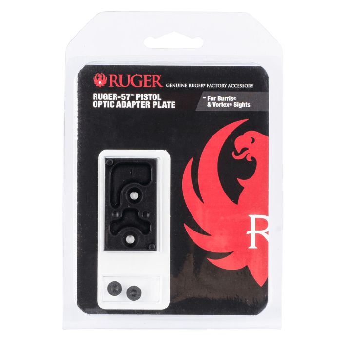 Ruger 90720 Optic Adapter PlateFor Burris & Vortex Aluminum Black Hardcoat Anodized