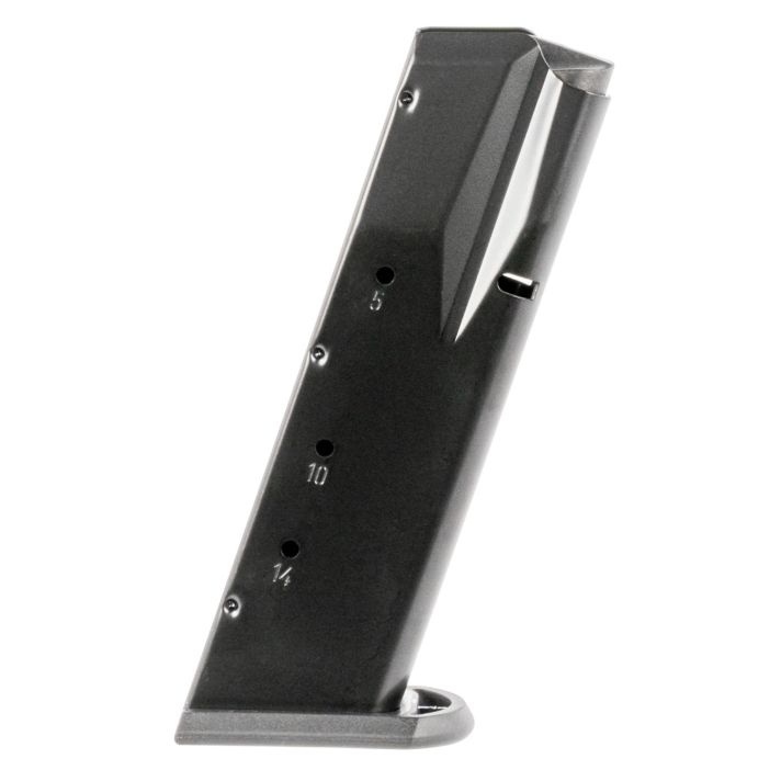 Mec-Gar MGWIT40LFAFC Standard14rd 40 S&W Fits Tanfoglio Witness Large Frame Blued w/Anti-Friction Coating Carbon Steel