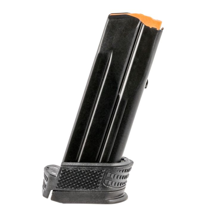FN 20100379 509 Compact 15rd Detachable w/Mag Sleeve 9mm Luger Black Steel