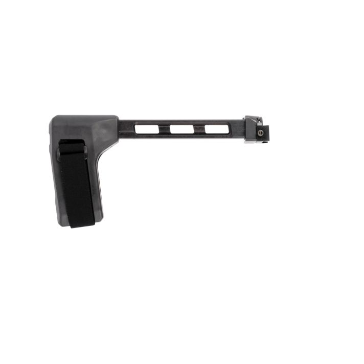SB Tactical FS1913A01SB SBTSide Folding Black Synthetic with Hinge, 9.25" OAL & Nylon Strap for AR-Platform with 1913 Picatinny Rail (Tube Not Included)