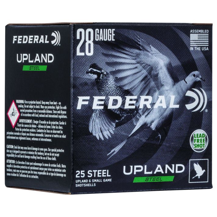 Federal USH286 Upland Field & Range 28Gauge 2.75" 5/8oz 6Shot 25 Per Box/10 Case