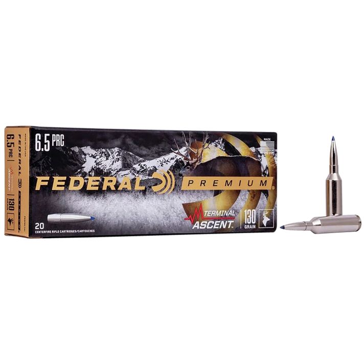 Federal P65PRCTA1 Premium Terminal Ascent 6.5PRC 130gr 20 Per Box/10 Case