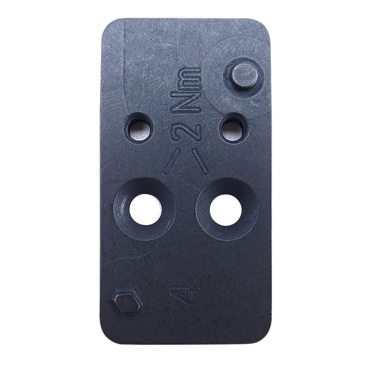 HK 50254264 Optic Plate #4 Black Steel, Fits HK VP9 OR Leupold DeltaPoint Pattern Footprint Mount